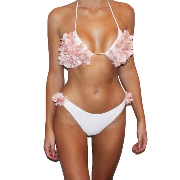 bikinis set women's hanging neck petal 3d floral flower bikini breathable comfortable two-piece swimwear beachwear swimsuit
bikinis set women's hanging neck petal 3d floral flower bikini breathable comfortable two-piece swimwear beachwear swimsuit