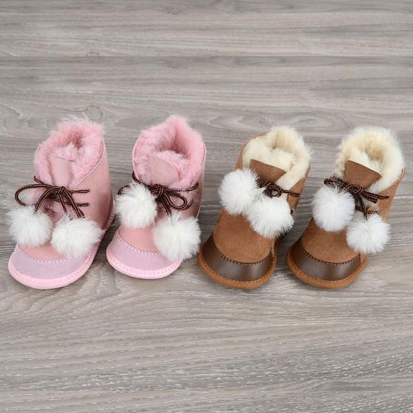 first walkers 0-12 months baby winter snow boots born shoes boys girls sheepskin leather booties with sheep fur infant ski outerweat
first walkers 0-12 months baby winter snow boots born shoes boys girls sheepskin leather booties with sheep fur infant ski outerweat