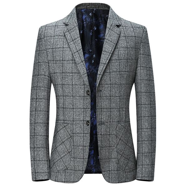 men's suits & blazers bolubao plaid blazer spring new simple slim wild formal business casual male brand clothing q0xg, White;black
men's suits & blazers bolubao plaid blazer spring new simple slim wild formal business casual male brand clothing q0xg, White;black