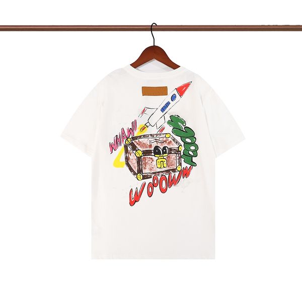 2022ss luxurys design stylist t-shirts men's fashion doodle rocket print t-shirt casual tees shirts men summer short sleeve tee shirt, White;black
2022ss luxurys design stylist t-shirts men's fashion doodle rocket print t-shirt casual tees shirts men summer short sleeve tee shirt, White;black