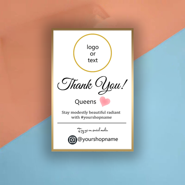 greeting cards business thank you card with golden border for small supporting social media
greeting cards business thank you card with golden border for small supporting social media