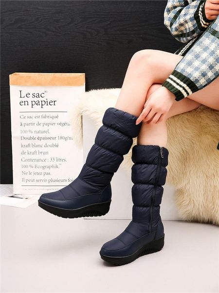boots women mid-calf 2021 winter keep long warm round toe female snow side zipper platforms casual shoes woman, Black
boots women mid-calf 2021 winter keep long warm round toe female snow side zipper platforms casual shoes woman, Black