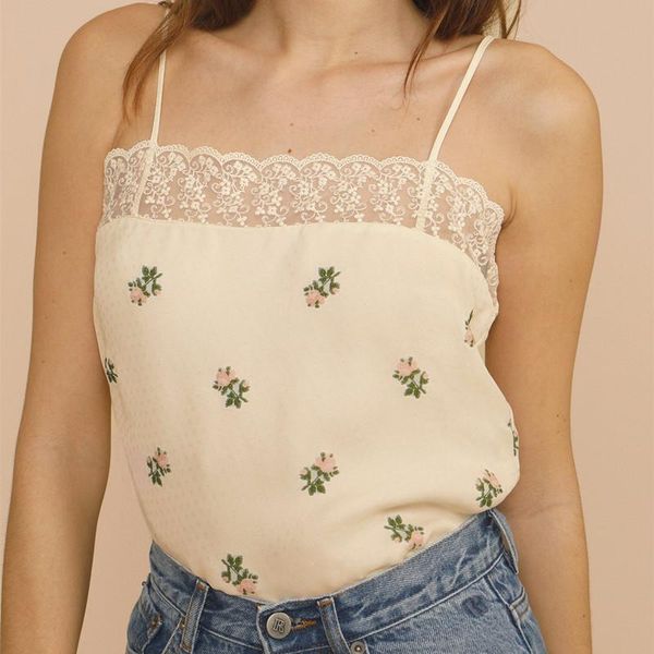 women's tanks & camis rose embroidery women lace trim back buttons off-shoulder sleeveless 2021 summer sling top, White
women's tanks & camis rose embroidery women lace trim back buttons off-shoulder sleeveless 2021 summer sling top, White