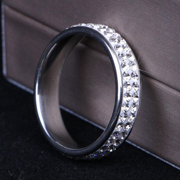 wedding rings hgflyxu silver color stainless steel for women and men crystal pave setting shining bands wholesale jewelry, Slivery;golden
wedding rings hgflyxu silver color stainless steel for women and men crystal pave setting shining bands wholesale jewelry, Slivery;golden