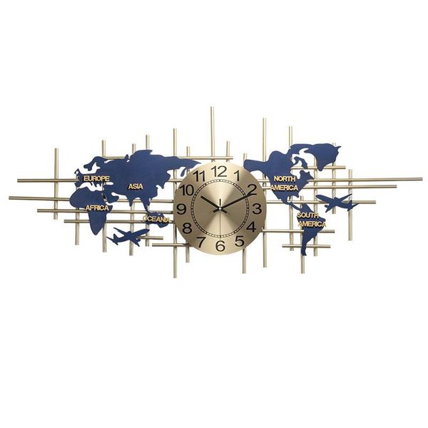 nordic wrought iron map wall clock wall hanging home livingroom mute clock sticker crafts l porch mural decoration
nordic wrought iron map wall clock wall hanging home livingroom mute clock sticker crafts l porch mural decoration