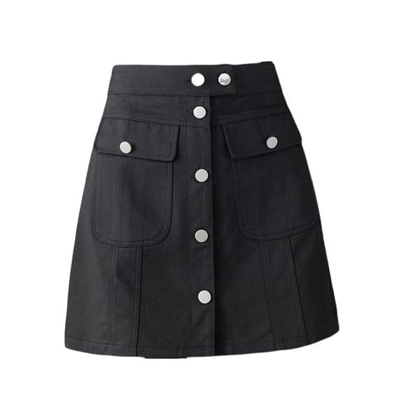 skirts zoki pure cotton women denim skirt summer high waist fashion button jean mini casual black white korean a line falda
skirts zoki pure cotton women denim skirt summer high waist fashion button jean mini casual black white korean a line falda