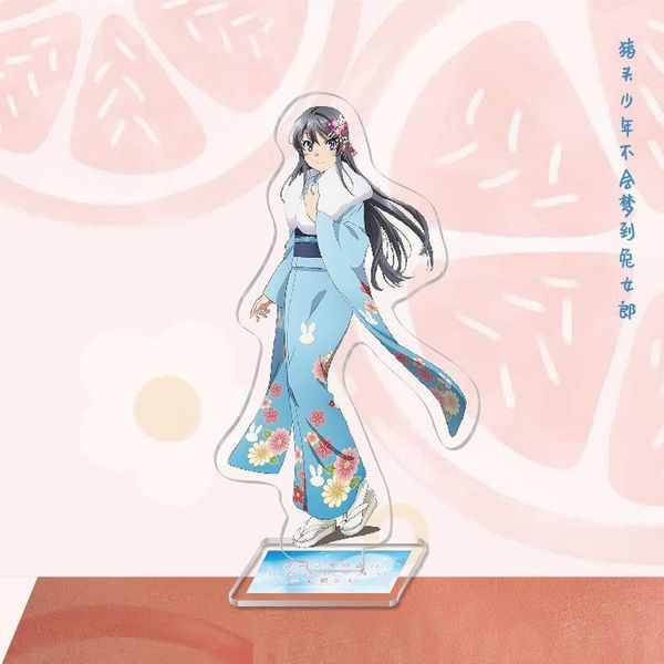 keychains rascal does not dream of girl senpai anime key chain acrylic man standing model keyring pendant holder jewelry brelok, Silver
keychains rascal does not dream of girl senpai anime key chain acrylic man standing model keyring pendant holder jewelry brelok, Silver