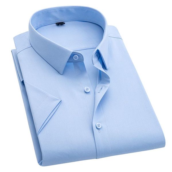aoliwen brand men bamboo fiber blue solid color short sleeve shirt summer casual trend moisture wicking slim fit shirts s-5xl, White;black
aoliwen brand men bamboo fiber blue solid color short sleeve shirt summer casual trend moisture wicking slim fit shirts s-5xl, White;black