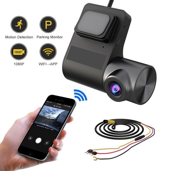 wifi car dvr camera hd dash cam g-sensor 170° wide angle auto video recorder with buck line for 24 hour parking monitoring dvrs
wifi car dvr camera hd dash cam g-sensor 170° wide angle auto video recorder with buck line for 24 hour parking monitoring dvrs