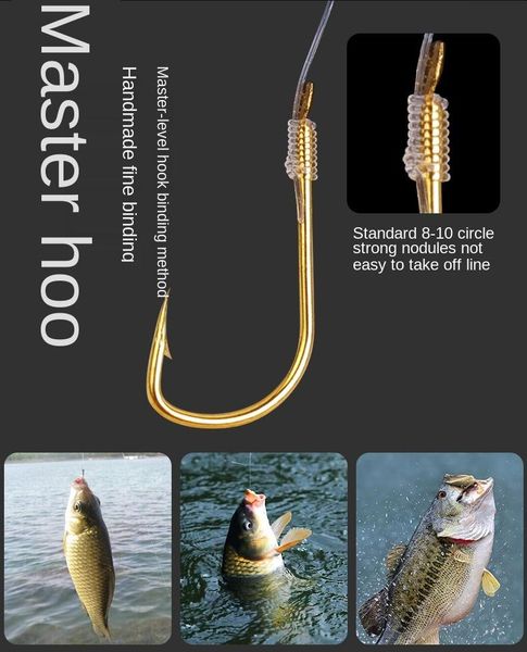 fishing hooks 10pcs europe feeder group hook accessories leader carp hair rigs 2/4/6/8#
fishing hooks 10pcs europe feeder group hook accessories leader carp hair rigs 2/4/6/8#