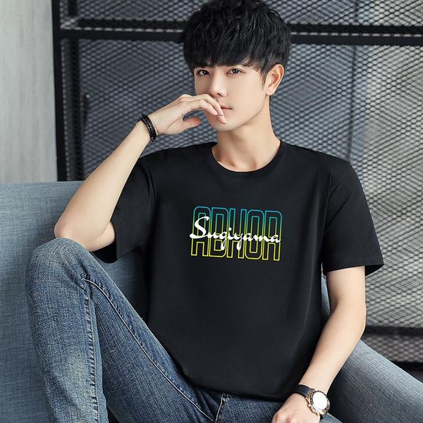 men's t-shirts 2021 fashion pure cotton casual sports breathable t-shirt, street trend short-sleeved spring and summer, White;black
men's t-shirts 2021 fashion pure cotton casual sports breathable t-shirt, street trend short-sleeved spring and summer, White;black