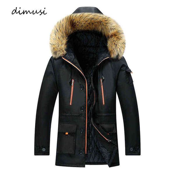 dimusi winter mens mid-long jackets mens cotton warm parkas hoodies male fur collar thermal windbreaker jackets clothing 8xl y1122, Black;brown
dimusi winter mens mid-long jackets mens cotton warm parkas hoodies male fur collar thermal windbreaker jackets clothing 8xl y1122, Black;brown