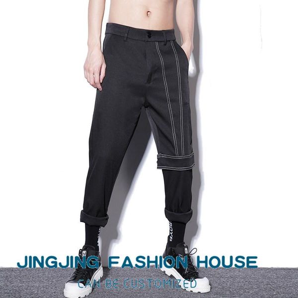 men's pants s-6xl2021 casual korean version of the trend autumn small leg slim fit trouser nine points pant, Black
men's pants s-6xl2021 casual korean version of the trend autumn small leg slim fit trouser nine points pant, Black