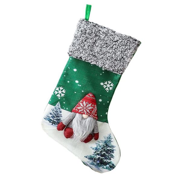 christmas decorations 1pc storage bag creative candy pouch xmas stocking hanging pendants
christmas decorations 1pc storage bag creative candy pouch xmas stocking hanging pendants