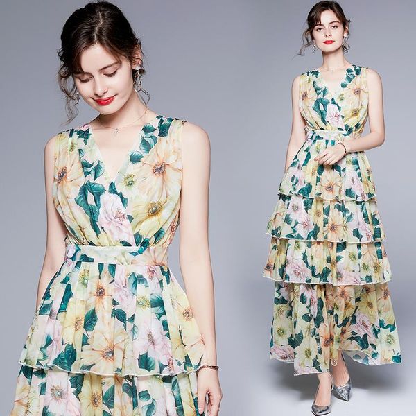 casual dresses banulin 2021 summer fashion runway long party dress women v-neck floral print bohemia ladies vacation chiffon maxi n78681, Black;gray
casual dresses banulin 2021 summer fashion runway long party dress women v-neck floral print bohemia ladies vacation chiffon maxi n78681, Black;gray