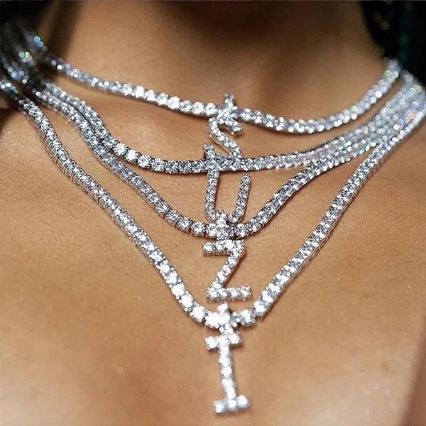 chains 26 letter initial silver color tennis choker necklace for women crystal chain alphabet charms female rhinestone collares jewely
chains 26 letter initial silver color tennis choker necklace for women crystal chain alphabet charms female rhinestone collares jewely