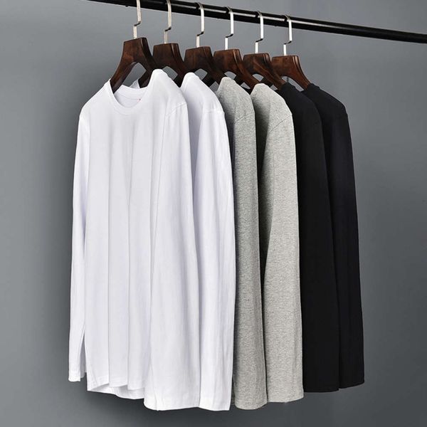 combed cotton solid color cotton round neck long sleeve t-shirt men's basic base t-shirt men's oversize, White;black
combed cotton solid color cotton round neck long sleeve t-shirt men's basic base t-shirt men's oversize, White;black