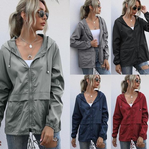 women's jackets women coat hooded windproof female basic zipper jacket clothing solid long sleeve casual cardigan hoodie jaqueta femini, Black;brown
women's jackets women coat hooded windproof female basic zipper jacket clothing solid long sleeve casual cardigan hoodie jaqueta femini, Black;brown