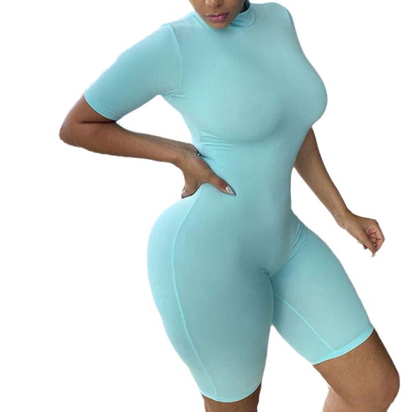 womens turtleneck yoga sets rompers 2020 new blue casual slim short sleeve shorts jumpsuit sportswear tracksuit running cycling, White;black
womens turtleneck yoga sets rompers 2020 new blue casual slim short sleeve shorts jumpsuit sportswear tracksuit running cycling, White;black