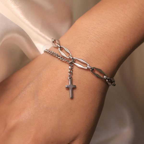 link, chain stainless steel cross bracelets for men women cuban rhombus link prayer crucifix charm religion jewelry wholesale ldb329, Black
link, chain stainless steel cross bracelets for men women cuban rhombus link prayer crucifix charm religion jewelry wholesale ldb329, Black