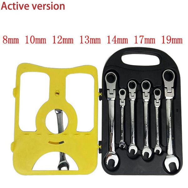 hand tools 7pcs wrench combination ratchet gear repair set for auto torque flexible pivoting head spanner
hand tools 7pcs wrench combination ratchet gear repair set for auto torque flexible pivoting head spanner
