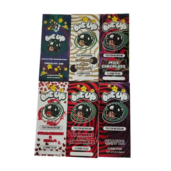 one up mushroom chocolate bar packing boxes w/compitible mold 3.5g 3.5 gram oneup packaging package box display box qr code sticker
one up mushroom chocolate bar packing boxes w/compitible mold 3.5g 3.5 gram oneup packaging package box display box qr code sticker