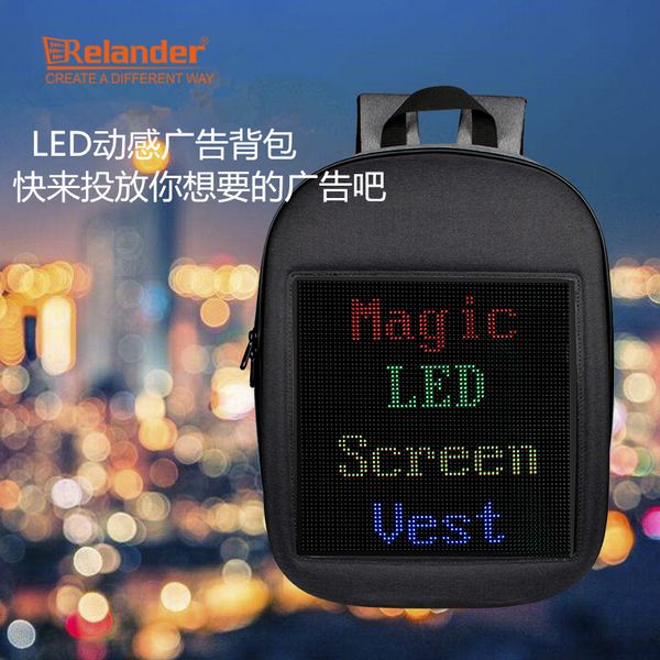 led tok, electronic tik backpack, same smart sports the mobile display, dynamic advertising light wturw
led tok, electronic tik backpack, same smart sports the mobile display, dynamic advertising light wturw