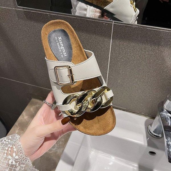 slippers 2021 female women fashion flat with shoes metal ladies flip flops outdoor woman sandals slides for, Black
slippers 2021 female women fashion flat with shoes metal ladies flip flops outdoor woman sandals slides for, Black
