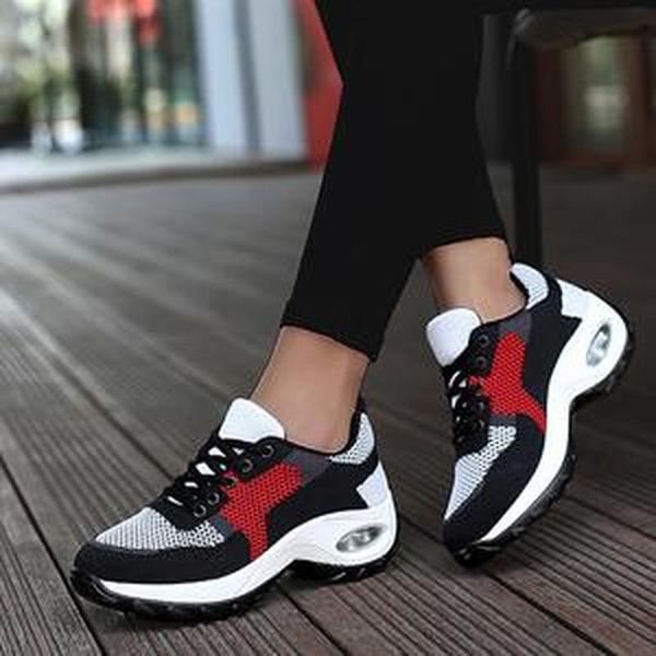 dress shoes women summer pumps chunky mid heels wedges soft woman breathable mesh sneakers lace up female mujer sapato feminino d1269, Black
dress shoes women summer pumps chunky mid heels wedges soft woman breathable mesh sneakers lace up female mujer sapato feminino d1269, Black