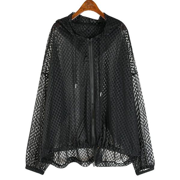 women's jackets superaen 2021 summer screen perspective hooded sunscreen shirt solid casual jacket, Black;brown
women's jackets superaen 2021 summer screen perspective hooded sunscreen shirt solid casual jacket, Black;brown