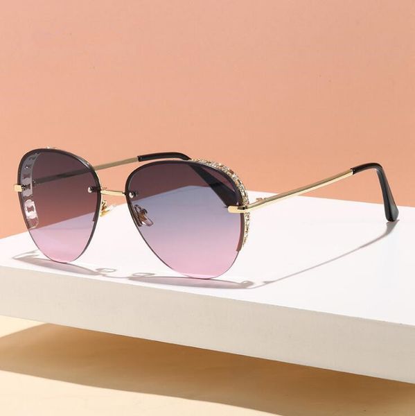 fashion sunglasses for women ladies set diamond ocean lens metal sun glass, White;black
fashion sunglasses for women ladies set diamond ocean lens metal sun glass, White;black