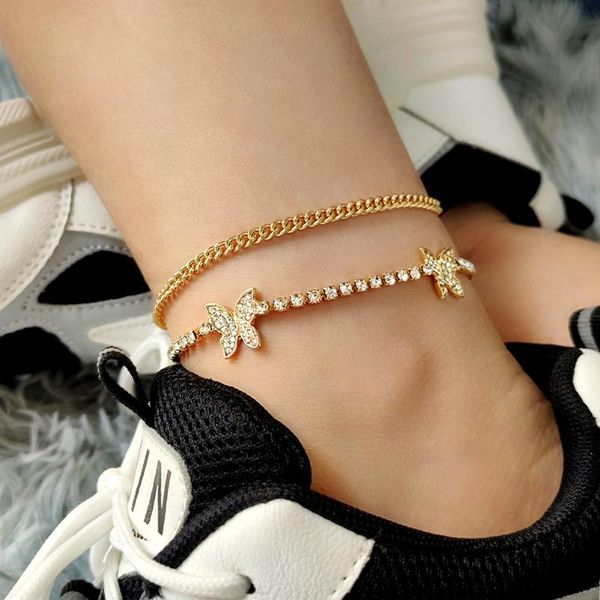 anklets flatfoosie trendy butterfly rhinestone for women bling crystal tennis chain anklet bracelet barefoot beach jewelry, Red;blue
anklets flatfoosie trendy butterfly rhinestone for women bling crystal tennis chain anklet bracelet barefoot beach jewelry, Red;blue