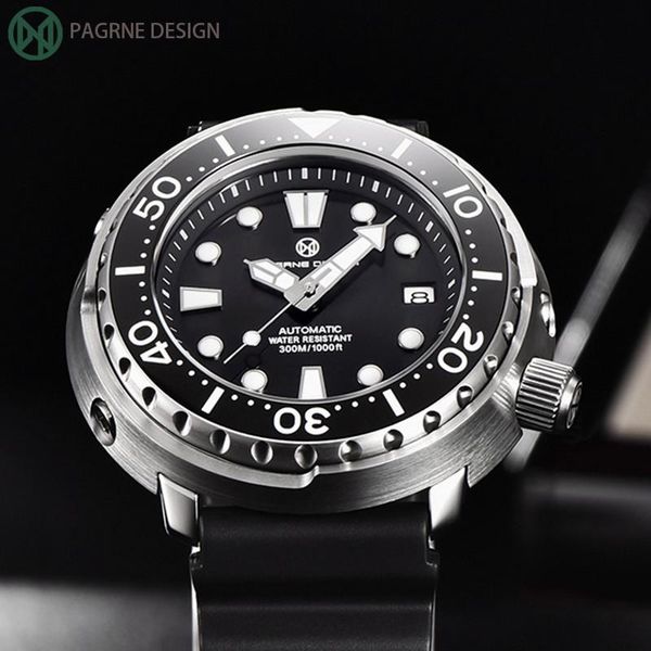 wristwatches pagrne design nh35a watch for men's luxury sapphire glass sports mechanical clock 300m waterproof ceramic bezel automatic, Slivery;brown
wristwatches pagrne design nh35a watch for men's luxury sapphire glass sports mechanical clock 300m waterproof ceramic bezel automatic, Slivery;brown
