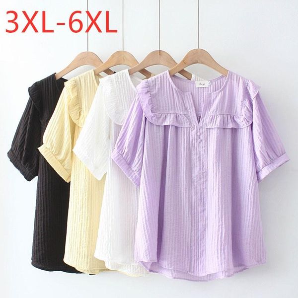 plus size t-shirt 2021 ladies summer for women large blouse short sleeve loose cotton white purple v-neck shirt 3xl 4xl 5xl 6xl, Black
plus size t-shirt 2021 ladies summer for women large blouse short sleeve loose cotton white purple v-neck shirt 3xl 4xl 5xl 6xl, Black