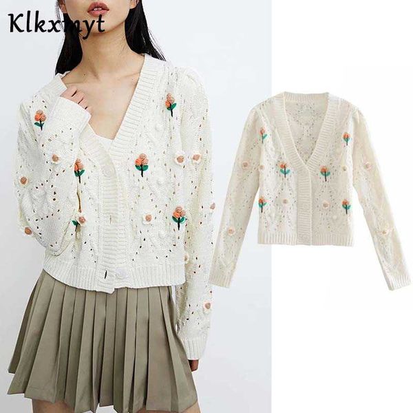 klkxmyt za women fashion with hairball cropped knitted cardigan sweater vintage long sleeve female outerwear chic 210527, White
klkxmyt za women fashion with hairball cropped knitted cardigan sweater vintage long sleeve female outerwear chic 210527, White