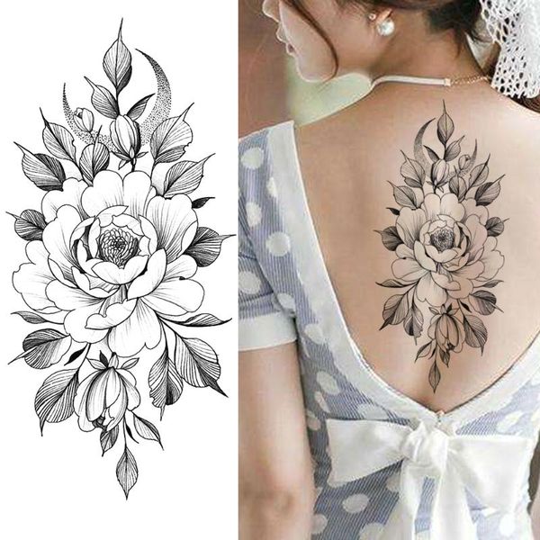 temporary tattoos flower rose stickers for women girls black peony lily tattoo body art realistic waterproof fake tatoo
temporary tattoos flower rose stickers for women girls black peony lily tattoo body art realistic waterproof fake tatoo