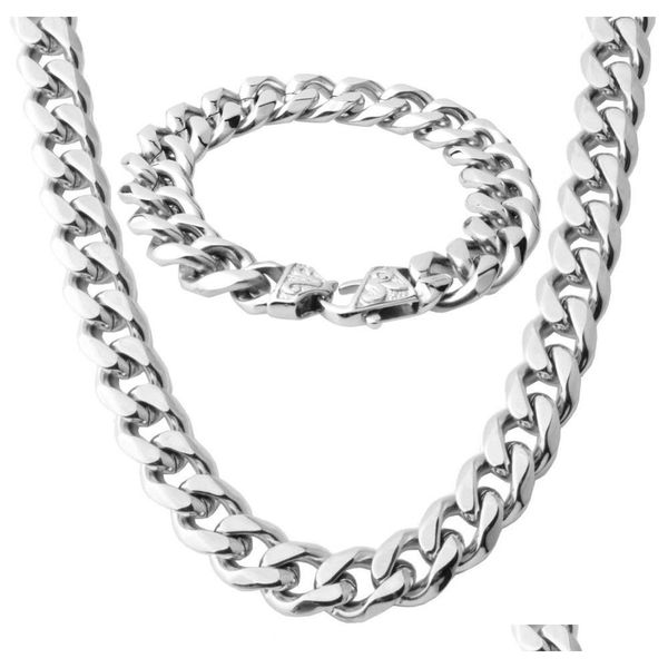 fashion gift 13/15mm wide mens chain necklace curb cuban link silver tone stainless steel necklace bracelet jewelry set zjkmb
fashion gift 13/15mm wide mens chain necklace curb cuban link silver tone stainless steel necklace bracelet jewelry set zjkmb