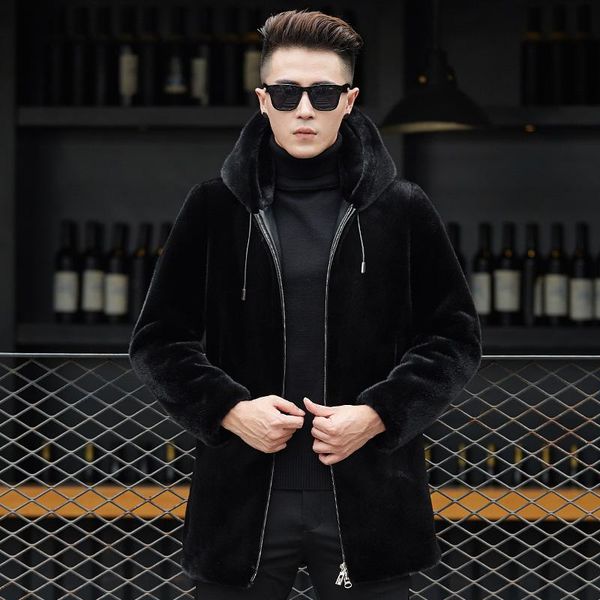 men's wool & blends lhfff parkas winter imitation mink coat medium-length fur the five-star high praise plus size 3xl, Black
men's wool & blends lhfff parkas winter imitation mink coat medium-length fur the five-star high praise plus size 3xl, Black