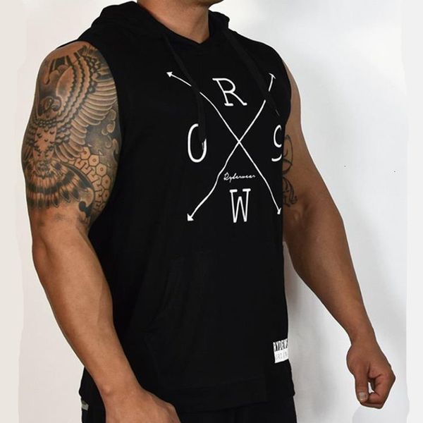 new men bodybuilding sleeveless hoodie tank sweatshirt gyms fitness workout cotton sportswear male brand hooded vest clothing ny07, Black
new men bodybuilding sleeveless hoodie tank sweatshirt gyms fitness workout cotton sportswear male brand hooded vest clothing ny07, Black