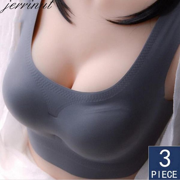 bras 3pcs seamless bra underwear for women wire padded push up everyday active vest female brassiere, Red;black
bras 3pcs seamless bra underwear for women wire padded push up everyday active vest female brassiere, Red;black