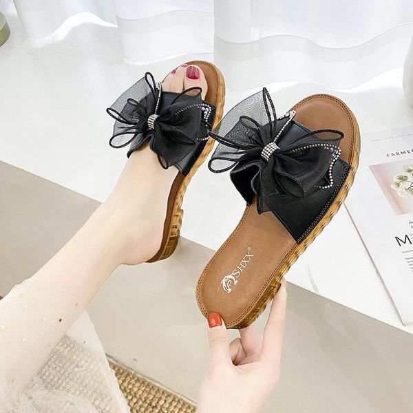 2021 new arrival leather flat heel slipper bowknot women's sandals summer sweet women shoes summer shoes new fashion sandals, Black
2021 new arrival leather flat heel slipper bowknot women's sandals summer sweet women shoes summer shoes new fashion sandals, Black