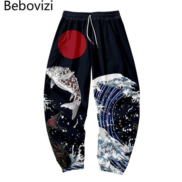 men's pants japanese style ukiyoe carp sweatpants men multi pocket long cargo pant harajuku jogger trousers streetwear plus size, Black
men's pants japanese style ukiyoe carp sweatpants men multi pocket long cargo pant harajuku jogger trousers streetwear plus size, Black