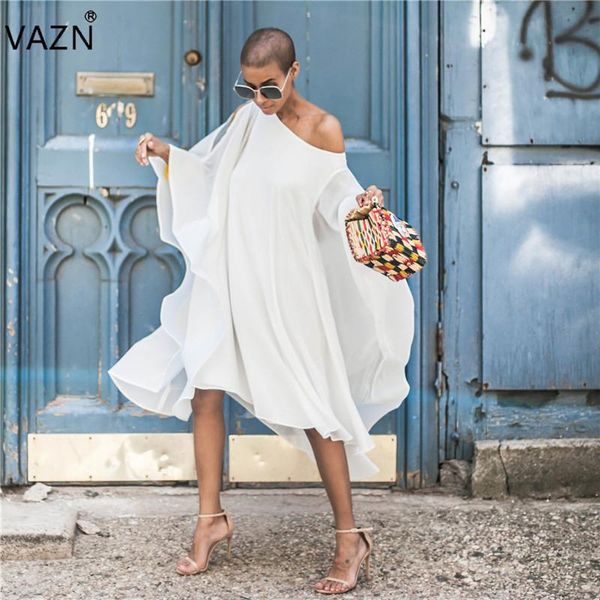 casual dresses vazn spring novelty fashion 2021 women solid 3 color o-neck flare sleeve dress lady hollow out loose knee-length cx501, Black;gray
casual dresses vazn spring novelty fashion 2021 women solid 3 color o-neck flare sleeve dress lady hollow out loose knee-length cx501, Black;gray