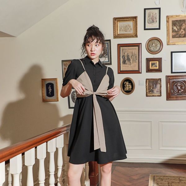 2021 new 2 piece summer shirt women with cami collar short sleeve bow korean casual a9ug, Black;gray
2021 new 2 piece summer shirt women with cami collar short sleeve bow korean casual a9ug, Black;gray