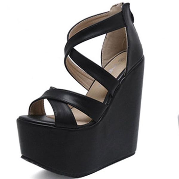 brand design dorp women shoes wedges heels open toe platform causal sandals summer footwear, Black
brand design dorp women shoes wedges heels open toe platform causal sandals summer footwear, Black