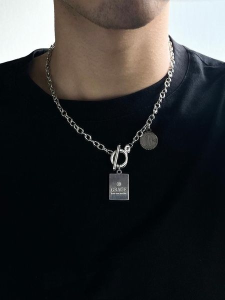 pendant necklaces stillgirl punk silver color chain necklace for couple kpop stainless steel paired thing male emo fashion jewelry collar
pendant necklaces stillgirl punk silver color chain necklace for couple kpop stainless steel paired thing male emo fashion jewelry collar