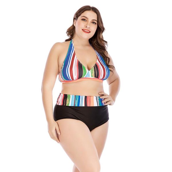 women swimwear fused swimsuit with push up separate may female beach plus size new print dazzle color stripe big bikini
women swimwear fused swimsuit with push up separate may female beach plus size new print dazzle color stripe big bikini