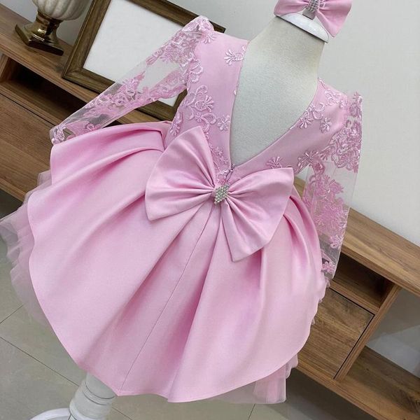 girl's dresses one year baby girls birthday baptism princess kids autumn long sleeve backless clothes flower girl wedding lace, Red;yellow
girl's dresses one year baby girls birthday baptism princess kids autumn long sleeve backless clothes flower girl wedding lace, Red;yellow