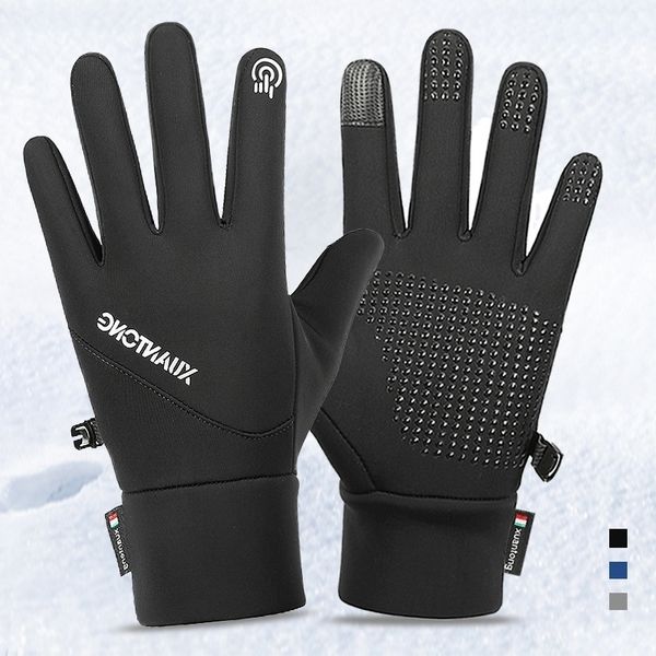 outdoor riding gloves men's winter warm plush touch screen anti slip wind proof waterproof running mountaineering women's new styl, Black
outdoor riding gloves men's winter warm plush touch screen anti slip wind proof waterproof running mountaineering women's new styl, Black