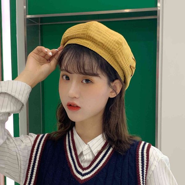 hat girl autumn and winter beret plaid british pumpkin versatile bud painter hat, Blue;gray
hat girl autumn and winter beret plaid british pumpkin versatile bud painter hat, Blue;gray